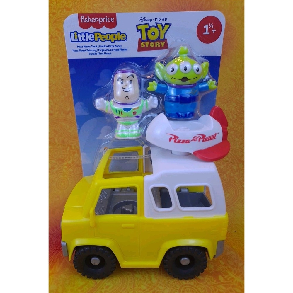 Little People Toy Story Pizza Planet Truck with Buzz Lightyear & Alien NEW